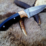 Damascus Double Edge Blade Knife