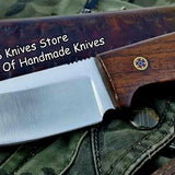 Custom Handmade D2 Tool Steel Skinning Knife