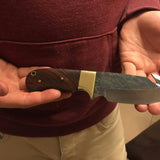 Hand Forge High Carbon Steel Gut Hook Knife