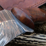 Handmade Damascus Skinning Knife