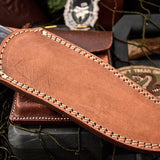 Custom Handmade Hunters Knife with Damascus Steel Blade