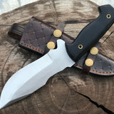 Full Tang Custom Handmade D2 Steel Hunting Camping Knife