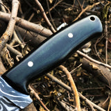 New Custom Handmade Damascus Steel Hunting Knife