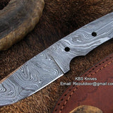 Damascus Blank Blade