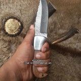 Ridgeback Hunter Custom Handmade Damascus Knife KBS Knives Store