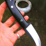 Custom Handmade Hand Forged O1 Steel Hunting Skinning Knife