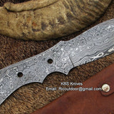 Damascus Blank Blade