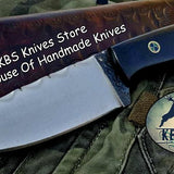 Custom Handmade 1095 High Carbon Steel Hunting Skinning Camping Knife