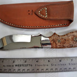 Custom Handmade High Polished D2 Steel Skinner Knife