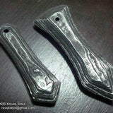 Damascus Antique Looking Drop Pendants