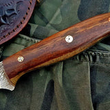 Fish Boning Knife – 8" Damascus Steel with Rosewood Handle
