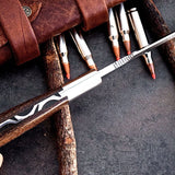 Full Tang Custom Handmade D2 Steel Hunting/Skinning Knife