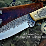 Custom Handmade Hand Forged 1095 High Carbon Steel Hunting Camping Knife