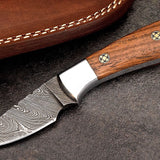 Custom Handmade Damascus Steel Skinning/Camping/Hunting Knife