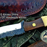 Custom Handmade Hand Forged 1095 Steel Hunting Knife