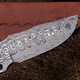 Handmade Damascus Skinning Knife