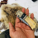 Custom Handmade D2 Steel Blade Pocket/Folding Knif