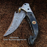 Hand Made Damascus Pocket Knife