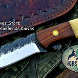 Custom Handmade Hand Forged 1095 Steel Hunting Knife