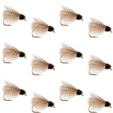 LaFontaine Tan Deep Sparkle Caddis Pupa - 1 Dozen Flies Hook Size 12