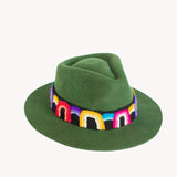 Hunter Green Fedora Hat