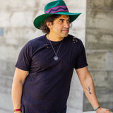 Dark Teal Western Hat