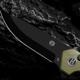 The Vector Folding Pocket Knife Giftset for Men and Women (Green and Black)