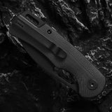The Venture Point Folding Pocket Knife Giftset for Men and Women (Black and Blue)