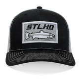 STLHD Winter Ice Black/White Trucker Snapback Hat