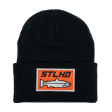 STLHD Knit Beanie Patch Hat - 2 Patch Options