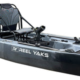 14ft Raider Tandem & Solo Modular Propeller Drive Pedal Fishing Kayak | 530lbs Capacity | 3 Piece