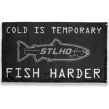 STLHD Fish Harder  3’ x 5’ Flag