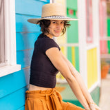 Spanish Palm Leaf Straw Hat