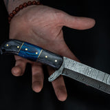 Damascus Bull Cutter Knife – Handcrafted 256-Layer Blade