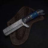 Damascus Bull Cutter Knife – Handcrafted 256-Layer Blade