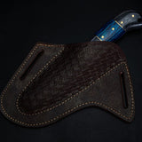 Damascus Bull Cutter Knife – Handcrafted 256-Layer Blade