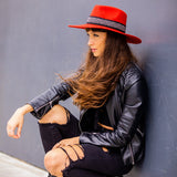 Red Western Hat