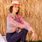 Western Palm Leaf Straw Hat