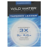 3X Fluorocarbon Leader, 9' | 3 Pack | Wild Water Fly Fishing