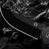 The Pathfinder Folding Pocket Knife Giftset for Men and Women (Black and Blue)