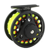 Die Cast 3 Weight or 4 Weight Fly Reel, Floating WF 3wt Line | 20# Backing | 5X Leader | Wild Water Fly Fishing