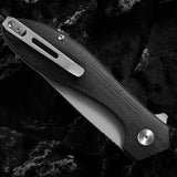 The Vector Folding Pocket Knife Giftset for Men and Women (Black and Silver)