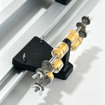 Power wrapping and drying machine with rotating shaft and gold rollers