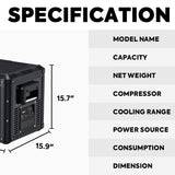 VL35ProS Single Zone Portable Fridge Freezer | ICECO | 35 LT