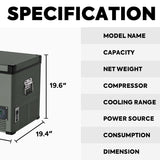 VL74 Single Zone Portable Freezer 12v | ICECO | 74 LT
