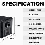 VL90ProD Dual Zone RV 12 volt Fridge Plug in Cooler | ICECO | 90 LT