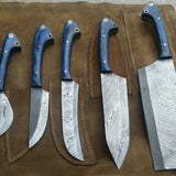 Damascus kitchen/outdoor Hunting Set
