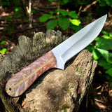 Deer Cleaning Knife D2 Steel Blade & Pine-Cone Handle