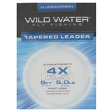 4X Fluorocarbon Leader, 9' | 3 Pack | Wild Water Fly Fishing