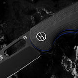The Venture Point Folding Pocket Knife Giftset for Men and Women (Black and Blue)